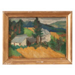 French Framed Landscape Painting