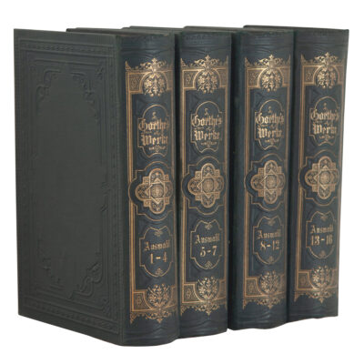 Set of 4 Books by German Poet Johann Wolfgang Von Goethe