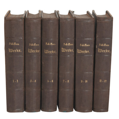 Set of 6 Books by German Poet Friedrich von Schiller