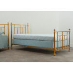 Pair of French Brass Twin Beds by Albert Will