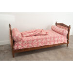 French Directoire Walnut Daybed & Crown