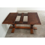 French Extending Trestle Base Dining Table