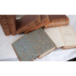 Set of 7 Leather Bound Dutch Dictionaries