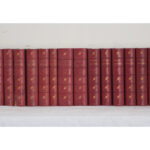 Set of 22 Antique Les Grands Écrivains Books