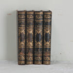 Set of 4 Antique French Books by St. Theresa