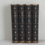 Set of 4 Antique Dutch Books by Henri Conscience