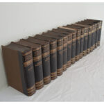 Set of 16 Leather Bound Dutch Encyclopedias