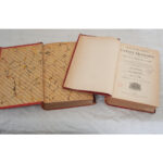 Set of 2 Leather Bound French Dictionaries