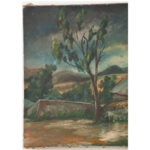 Vintage Painting of a Church