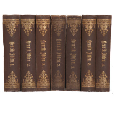 Set of 7 Books by the German Poet Hendrik Isben