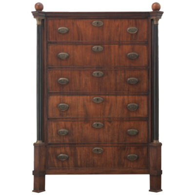 Dutch Empire Style Tall Chest