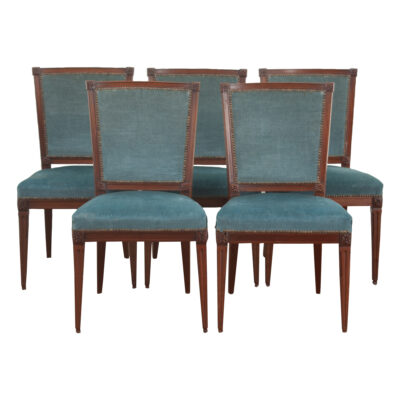 Set of 5 Louis XVI Style Dining Chairs