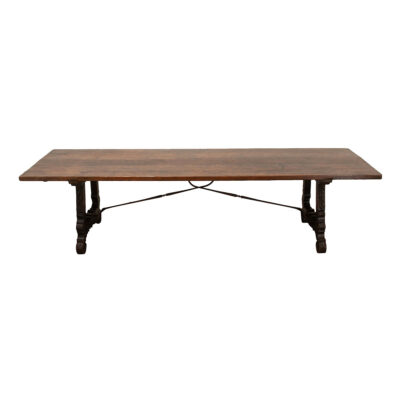 Spanish Oak Extending Dining Table