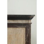 Large Faux Marble Painted Triangular Pedestal