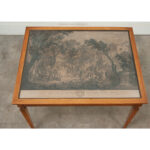 French Vintage Art Display Coffee Table
