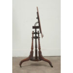 English Burl Walnut Sheet Music Stand