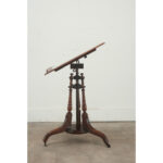 English Burl Walnut Sheet Music Stand