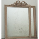 Pair of Louis XVI Style Painted Mantle Mirrors