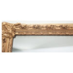French 19th Century Symmetrical Gilt Mirror
