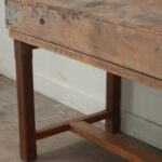 French Oak and Pine Butcher Block Table