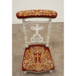 French Needlepoint & Painted Prie Dieu