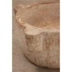 French Hand-Chiseled Stone Mortar