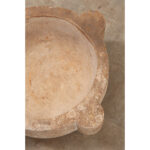 French Hand-Chiseled Stone Mortar
