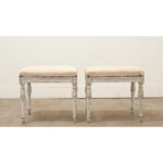 Pair of Swedish 18th Century Louis XVI Style Benches