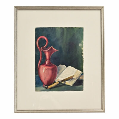 Watercolor Still Life, Framed