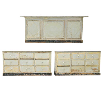 Collection of 3 French Pastry Shop Counters