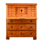 Dutch 18th Century Birch Secrétaire á Abattant