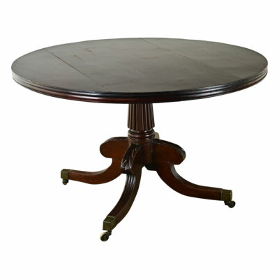 Dutch Round Pedestal Base Dining Table
