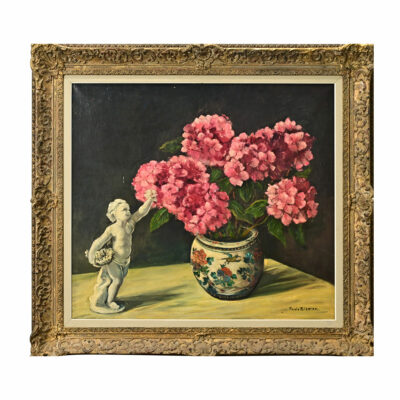 Framed Painting by Belgium Artist Paule Bisman