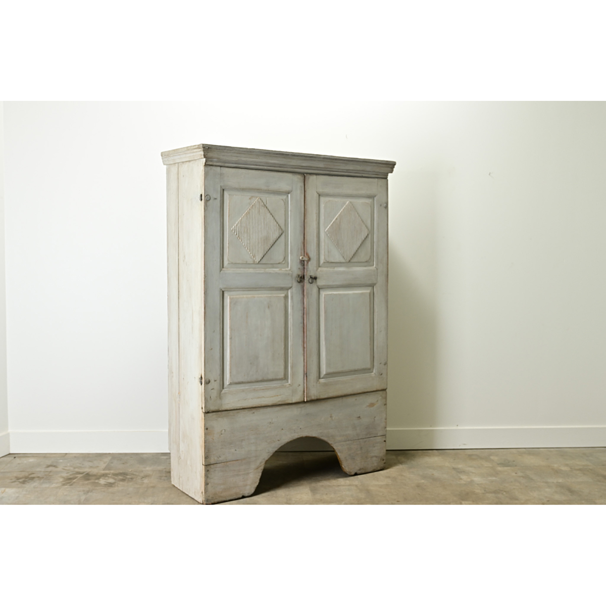 Swedish Gustavian Painted Cabinet - Fireside Antiques