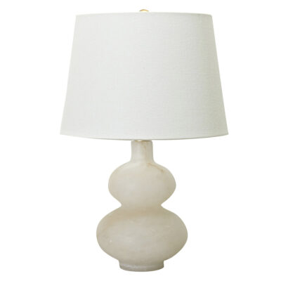 Petite Alabaster Modern Table Lamp