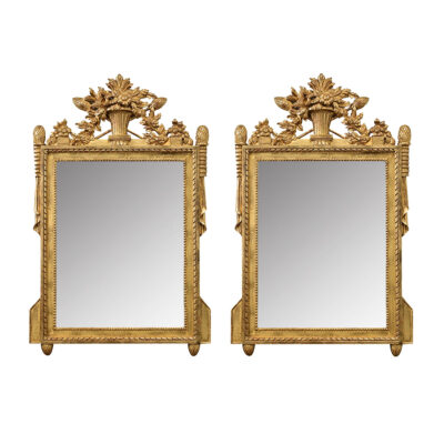 Pair of Louis XVI Style Reproduction Mirrors