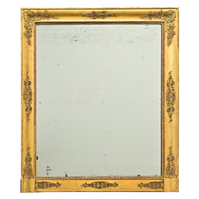 French Empire Gold Gilt Mirror