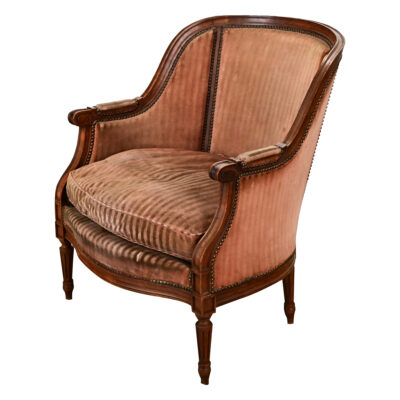 French Louis XVI Style Single Bergere