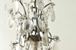 French 19th Century Brass & Crystal Chandelier