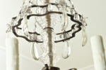 French 19th Century Brass & Crystal Chandelier