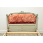 French Carved Louis XVI Style Queen Bed Frame