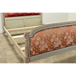 French Carved Louis XVI Style Queen Bed Frame