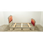 French Carved Louis XVI Style Queen Bed Frame