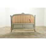 French Carved Louis XVI Style Queen Bed Frame