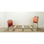 French Carved Louis XVI Style Queen Bed Frame