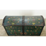 Swedish 19th Century Painted Pine Marriage Trunk