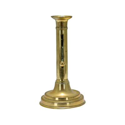 French 19th Century Brass Candlestick