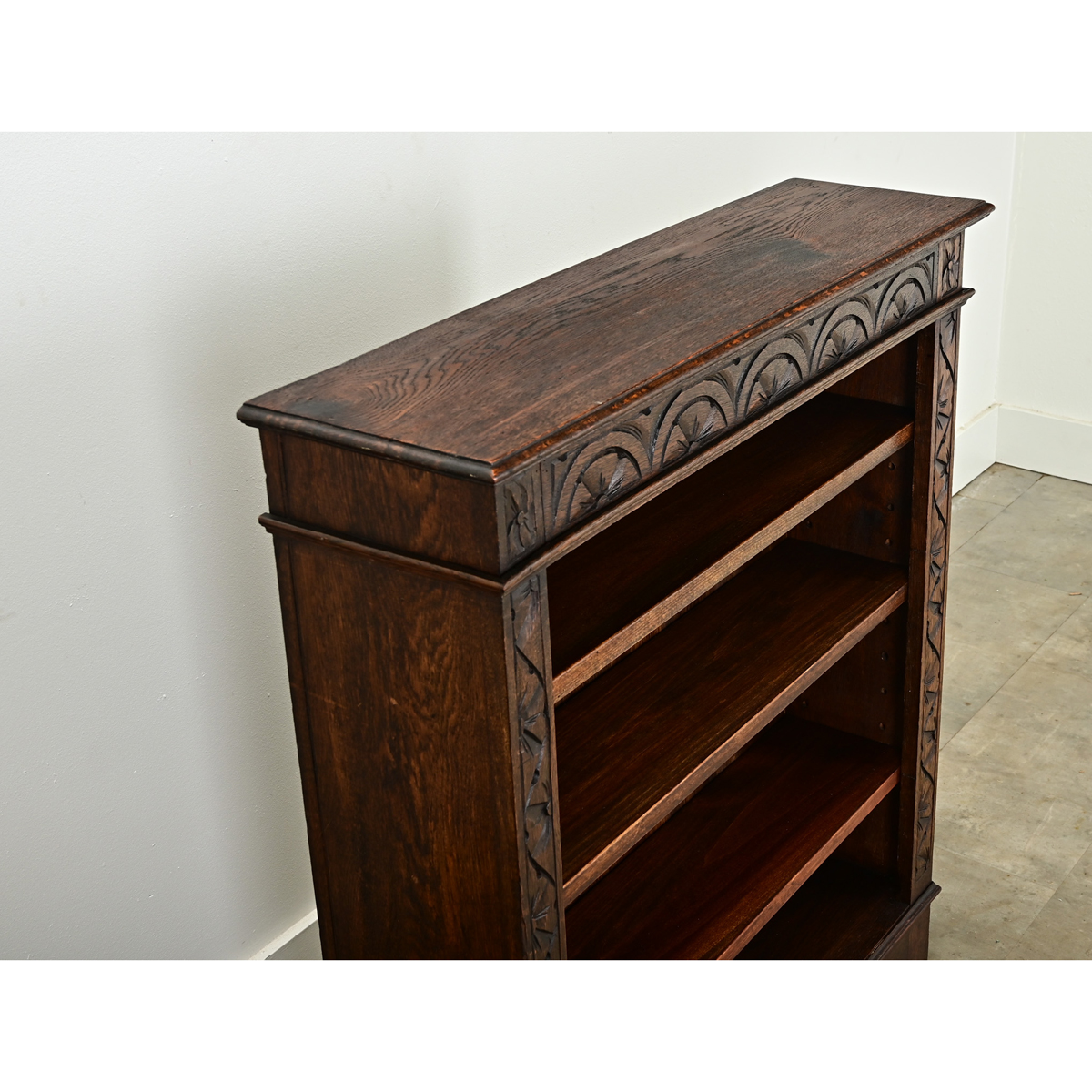 Shelf open Book Antique チェスト・キャビネット Caster Bookcase