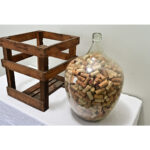 French Wine Keg in Oak Crate