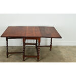 English Oak Gateleg Drop Leaf Table